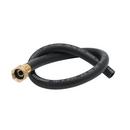 T&S Brass Black 48" Black Rubber Hose w/ Garden Hose Inlet 