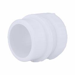 1-1/2 in. PVC DWV Male Trap Adapter with Washer & Polyethylene Nut