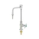 T&S Brass Chrome Plated Single Cross Handle Deck Mount Lab Faucet 