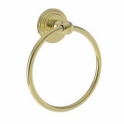 Round Closed Towel Ring in Forever Brass