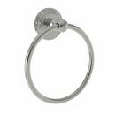 Round Closed Towel Ring in Polished Nickel - Natural 