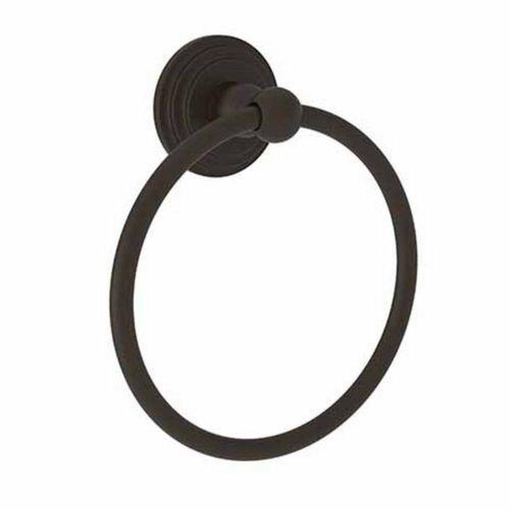 Round Closed Towel Ring in Oil Rubbed Bronze 