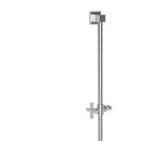 Newport Brass Polished Chrome 37-93/100 in. Shower Rail 