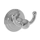 2-Hook Robe Hook in Polished Chrome