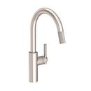 Single Handle Pull Down Kitchen Faucet in Satin Nickel - PVD