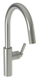 Single Handle Pull Down Kitchen Faucet in Satin Nickel - PVD