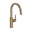 Newport Brass Antique Brass Pull Down Kitchen Faucet 