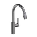 Newport Brass Midnight Chrome Single Handle Pull Down Kitchen Faucet 