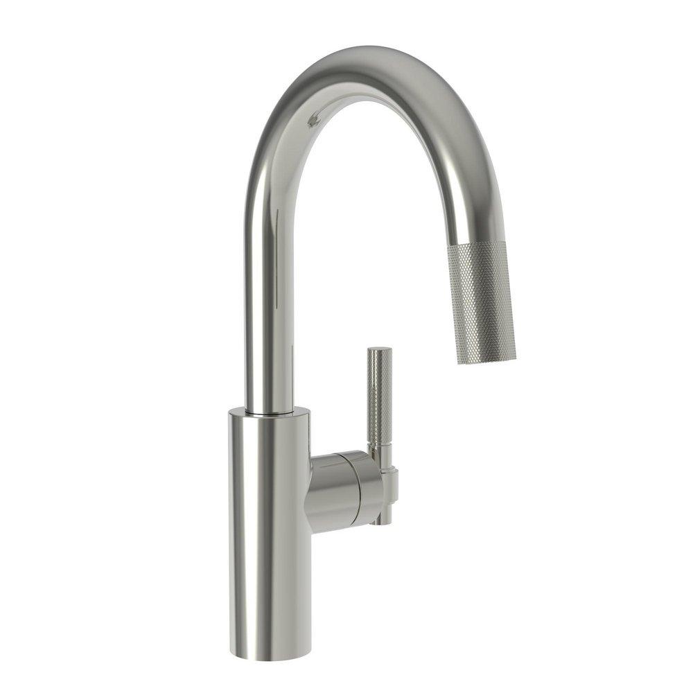 Newport Brass Polished Nickel Single Handle Lever Bar Faucet 