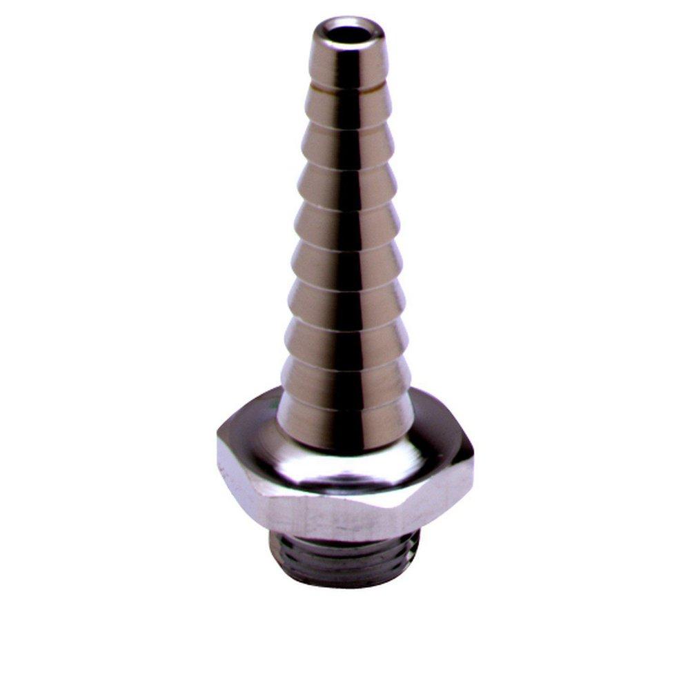 T&S Brass Silver Serrated Hose End 