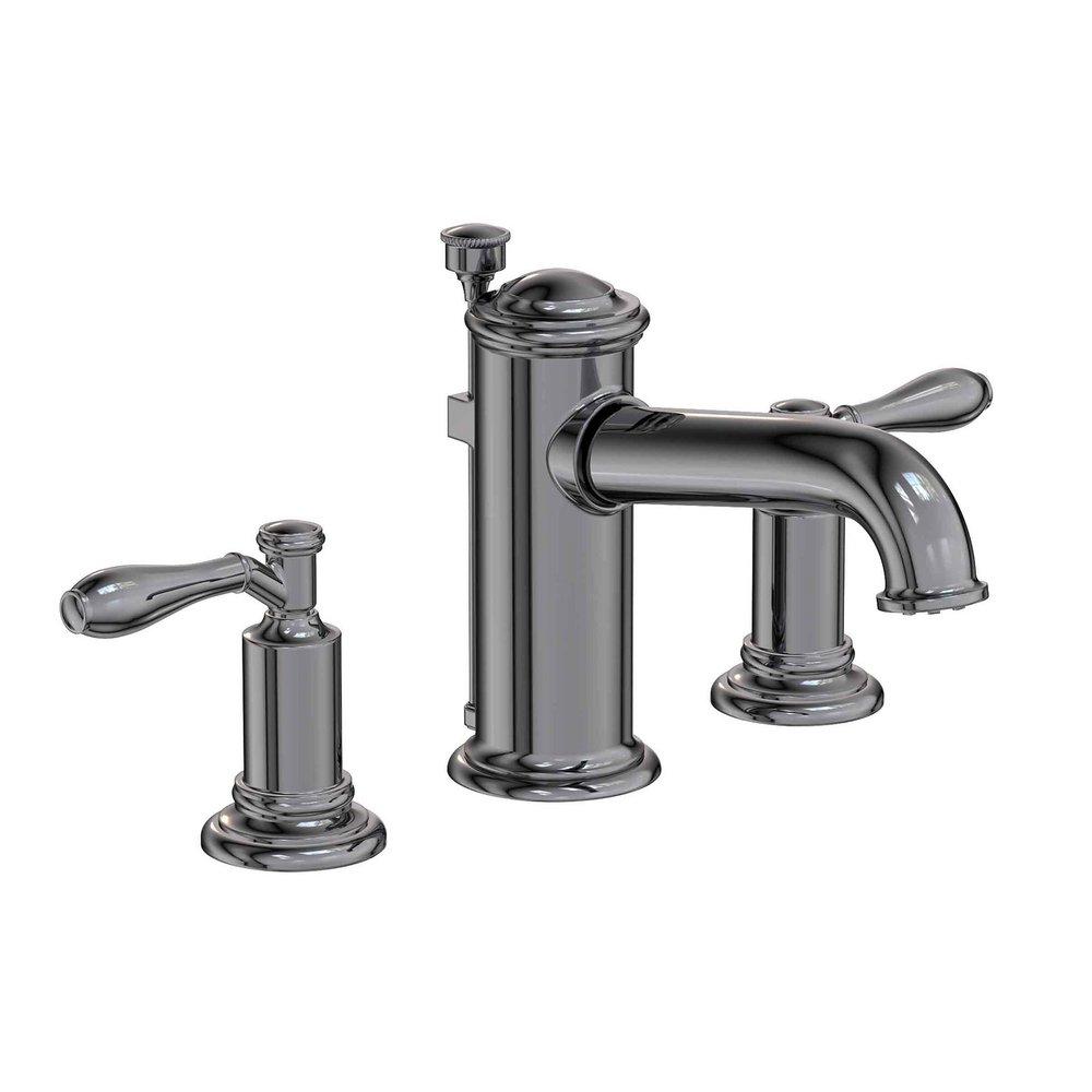 Newport Brass Midnight Chrome Two Handle Widespread Bathroom Sink Faucet 