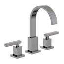 Two Handle Widespread Bathroom Sink Faucet in Midnight Chrome