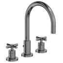 Newport Brass Midnight Chrome Two Handle Widespread Bathroom Sink Faucet Cross Handle 