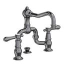 Newport Brass Midnight Chrome Two Handle Bridge Bathroom Sink Faucet 