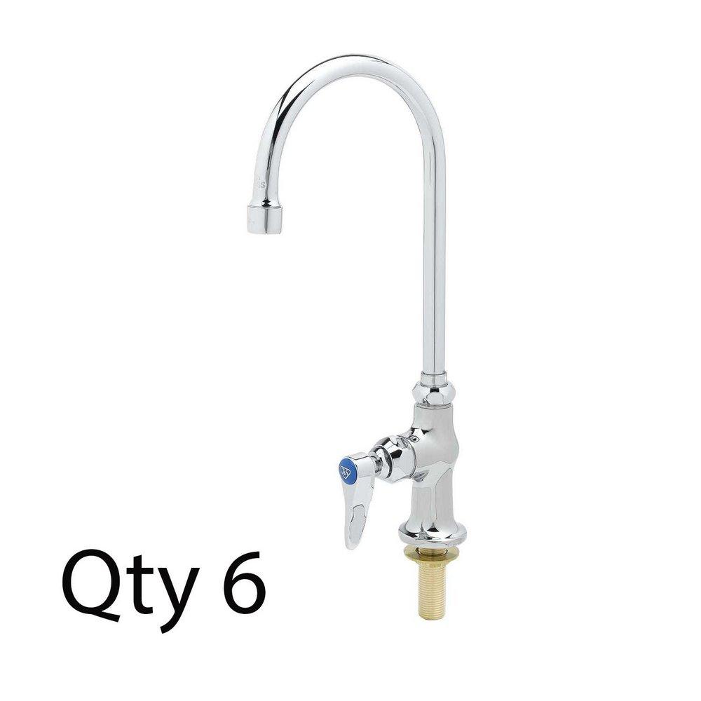 T&S Brass Chrome *CVR* Lead Law Compliant FCT 6 PER MSTR BX 