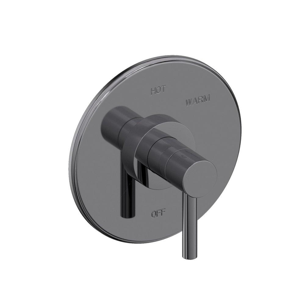 Newport Brass Midnight Chrome Single Handle Function Bathtub & Shower Faucet (Trim Only) 