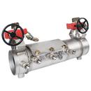 6 in 304 Stainless Steel Grooved Double Check Valve Assembly with Shutoff Valves and Test Cocks