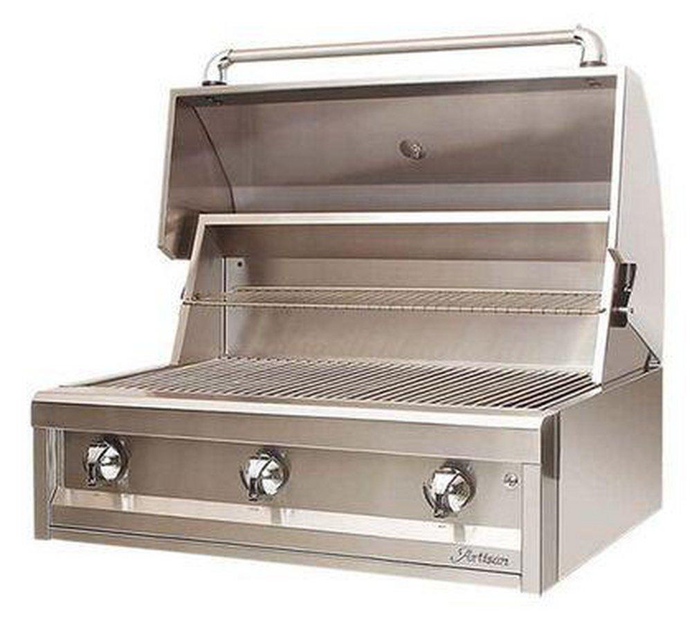 Alfresco Stainless Steel 35-13/16 in. 3-Burner Built-In Grill in Stainless Steel 