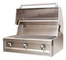 Alfresco Stainless Steel 35-13/16 in. 3-Burner Built-In Grill in Stainless Steel 