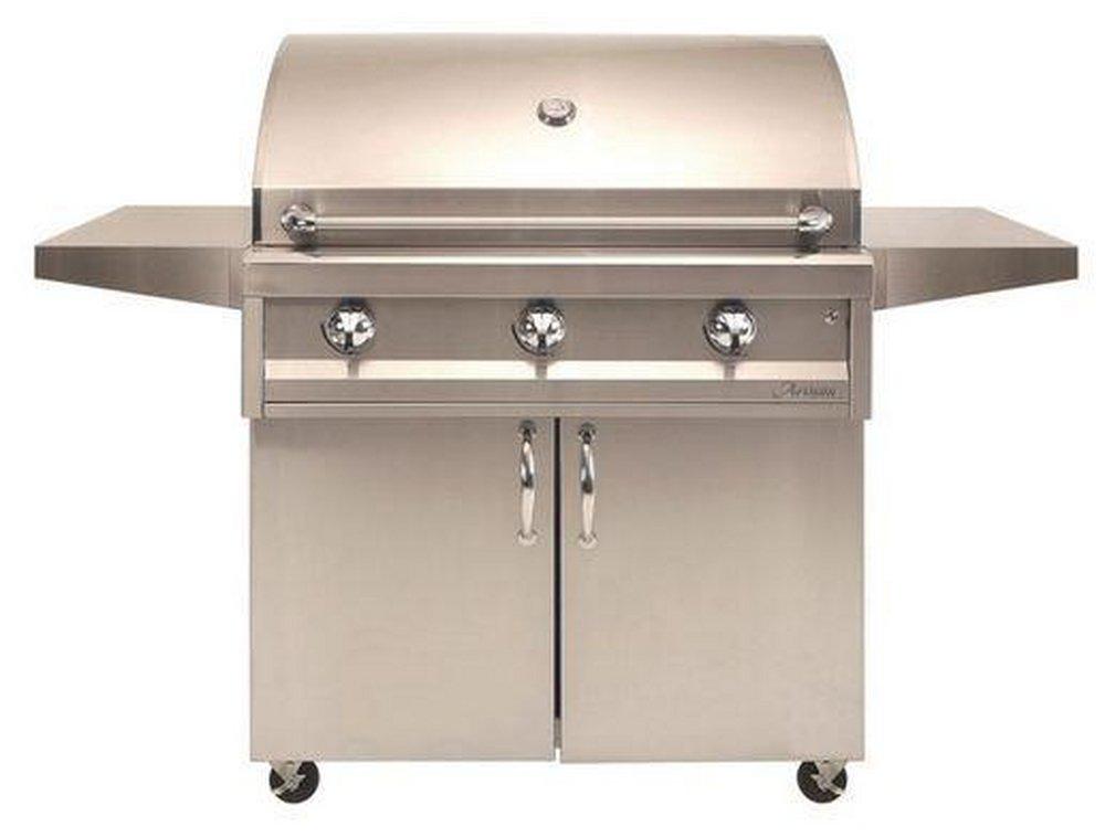 Alfresco Stainless Steel 61-3/8 in. 3-Burner Built-In Grill in Stainless Steel 