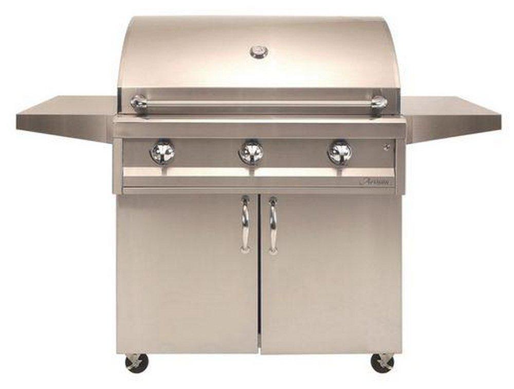 Alfresco Stainless Steel 61-3/8 in. 3-Burner Built-In Grill in Stainless Steel 