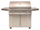 Alfresco Stainless Steel 61-3/8 in. 3-Burner Built-In Grill in Stainless Steel 