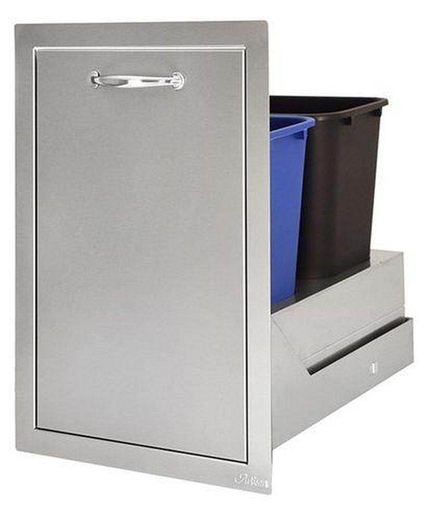 Alfresco Stainless Steel Trash Center 