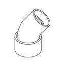 3 in. 45 Degree Gas Vent Elbow