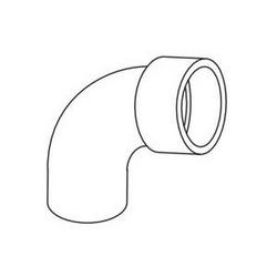 3 in. 90 Degree Gas Vent Elbow