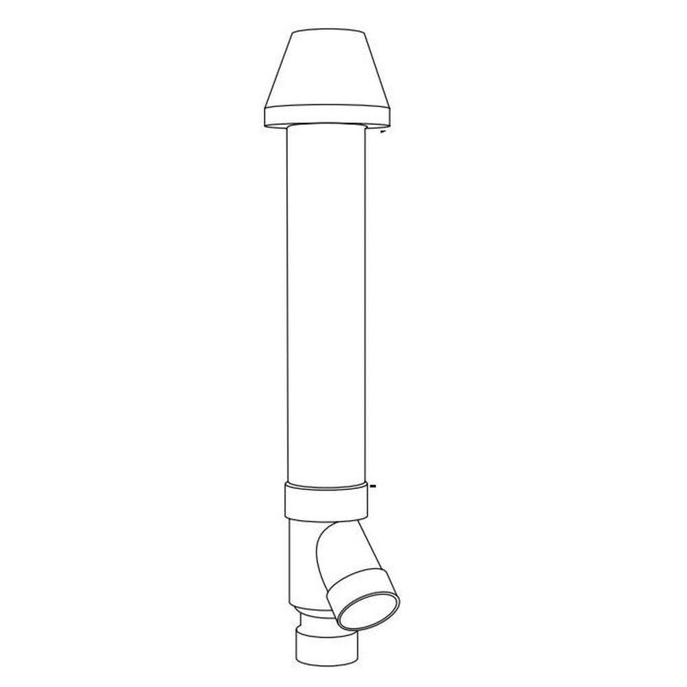 System 1738&reg; Black PVC Vent Kit 