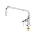 T&S Brass Chrome Plated Single Lever Handle Deck Mount Service Faucet 