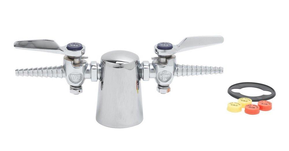 T&S Brass Silver 3/8 in. Laboratory Hose Cock 