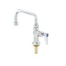 T&S Brass Polished Chrome Single Lever Handle Deck Mount Service Faucet 
