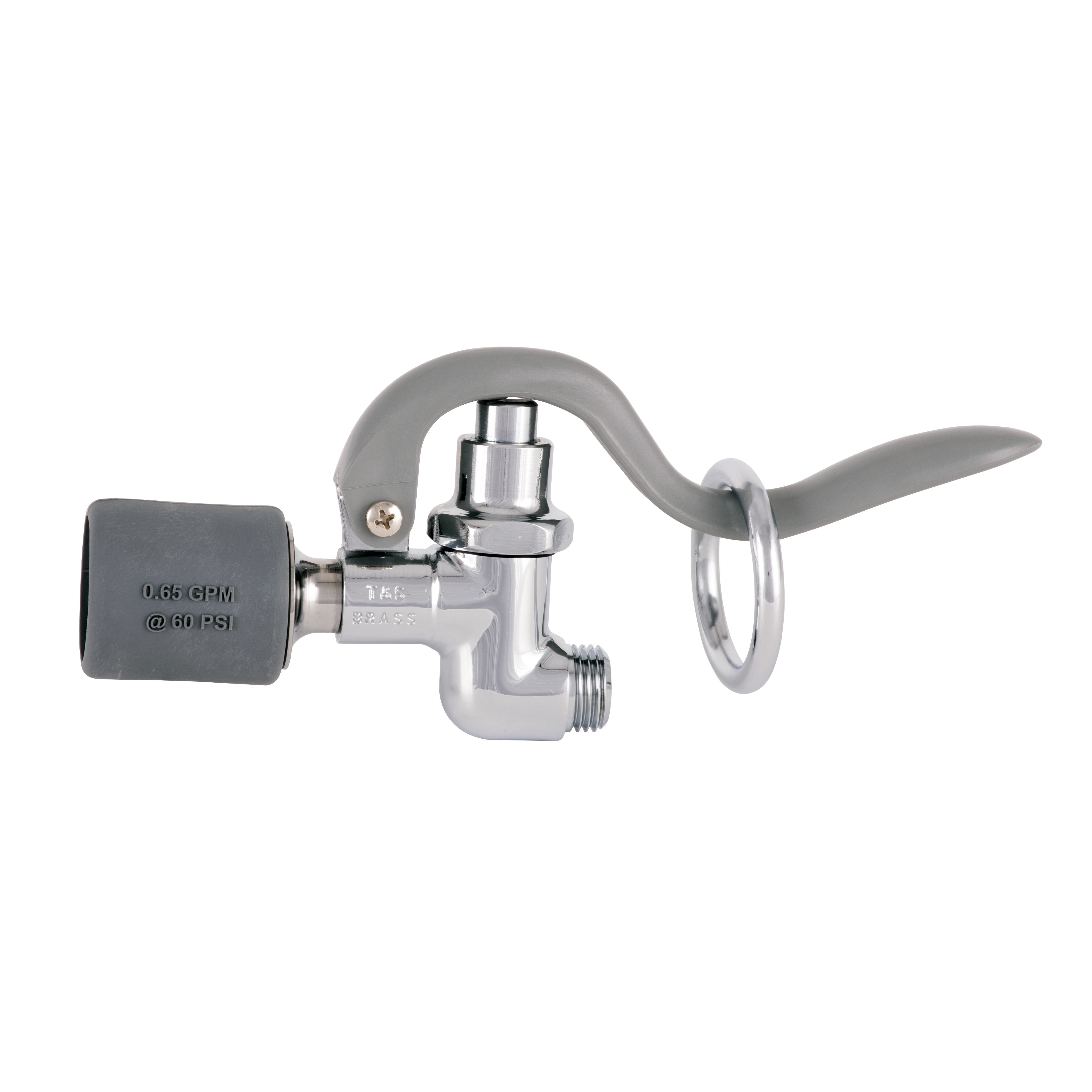 T&S Brass Chrome Plated 0.65 gpm Low Flow Spray Valve 