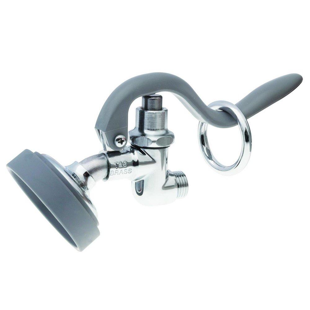 T&S Brass Polished Chrome Brass Angle Spray Valve 