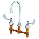 Medical Faucet, Concealed Body, 8" Centers, 4" Handles, Swivel/Rigid GN w/ Rosespray