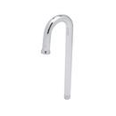 T&S Brass Chrome Plated Rigid Gooseneck Spout 