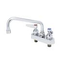 T&S Brass Chrome Plated Two Lever Handle Deck Mount Service Faucet 