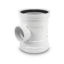 TRENCH TOUGH PLUS Gasket x DWV Hub Reducing and DWV SDR 35 PVC Sewer Tee 