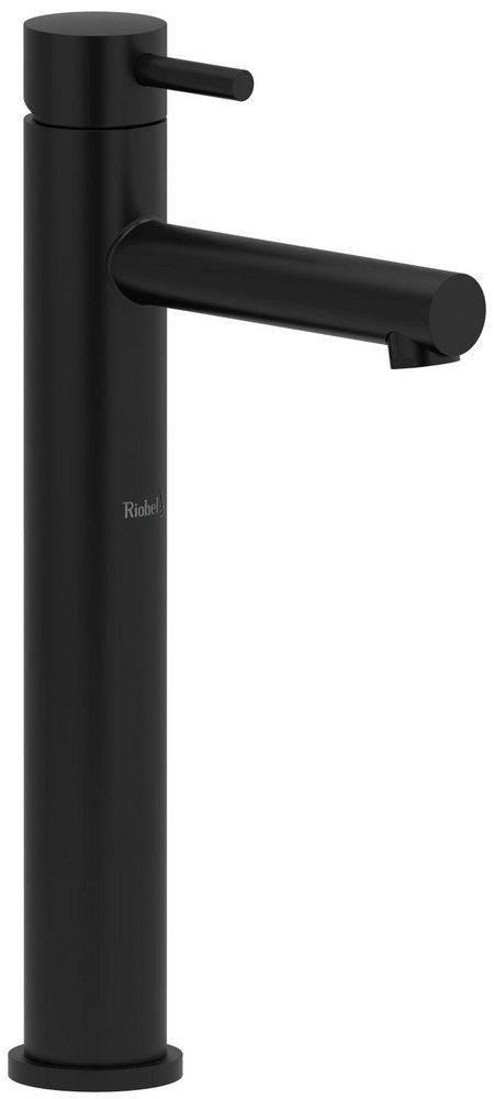 Riobel Black Single Handle Vessel Filler Bathroom Sink Faucet 
