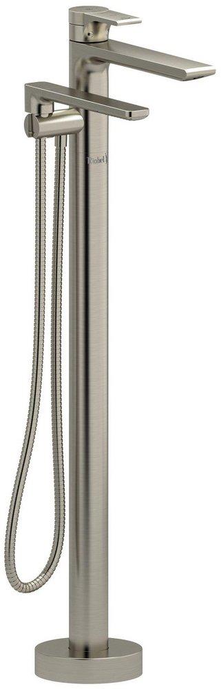 Riobel Brushed Nickel Single Handle Lever Floor Mount Filler (Trim Only) 