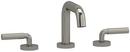 Two Handle Widespread Bathroom Sink Faucet in PVD Brushed Nickel