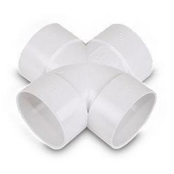 4 in. Hub Plastic Sewer Cross