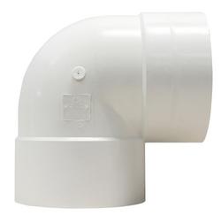 4 in. Hub 90 Degree PVC Elbow