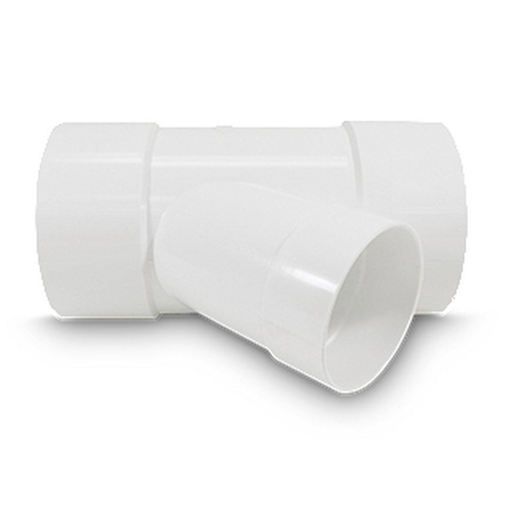 Multi-Fittings Corporation White Socket Weld PVC Sewer Wye 