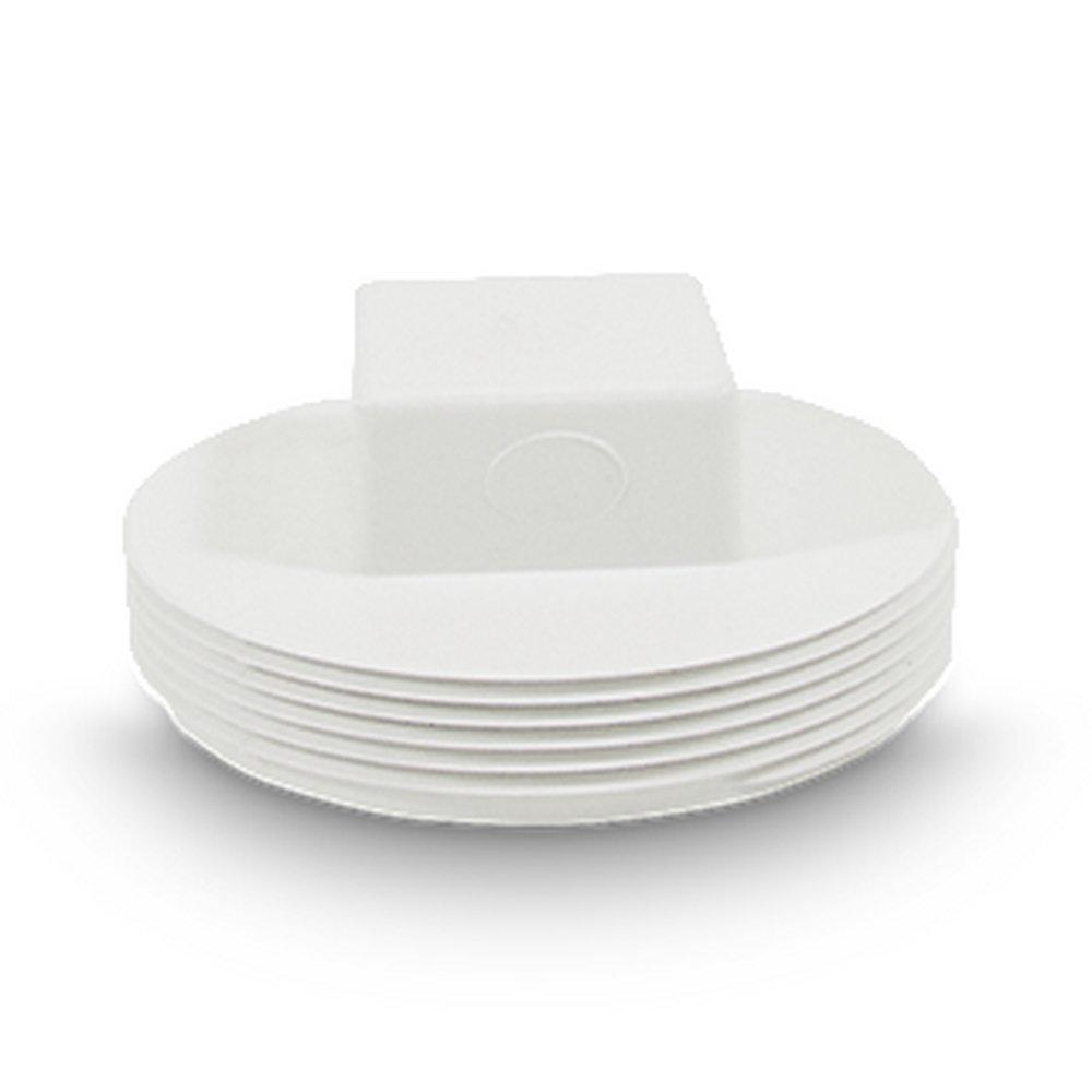 Multi-Fittings Corporation White MPT Plastic Plug 