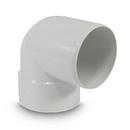 Multi-Fittings Corporation White Spigot x Hub Solvent Weld SDR 35 PVC 90 Degree Sewer Elbow 