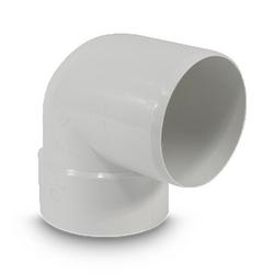 4 in. Spigot x Hub Solvent Weld SDR 35 PVC 90 Degree Sewer Elbow
