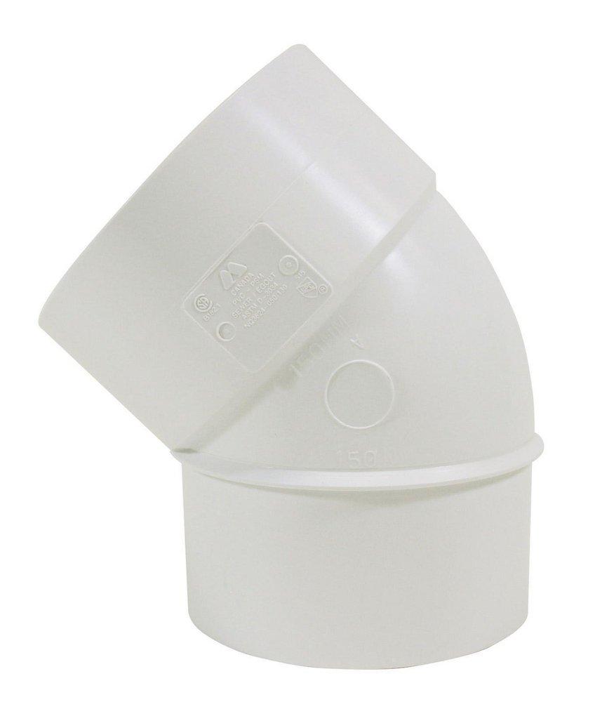 Multi-Fittings Corporation Spigot x Hub 45 Degree PVC Street Elbow 