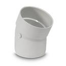 Multi-Fittings Corporation White Hub x Spigot 22-1/2 Degree SDR 35 Plastic Street Elbow 